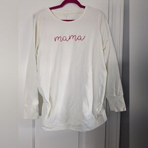 Isabella Maternity Mama Sweatshirt size Large